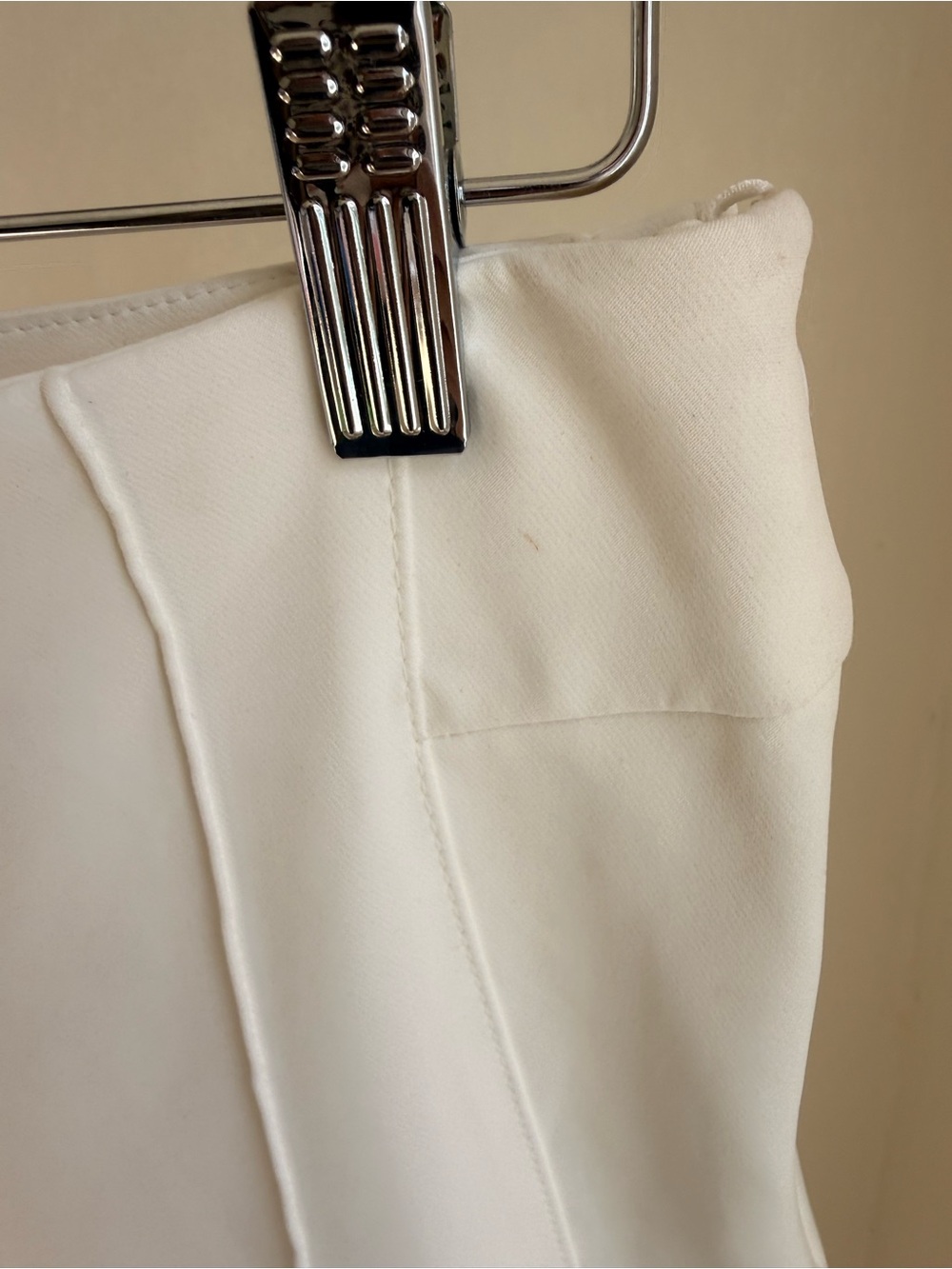 Escada White High-Rise Tailored Trousers - Picture 4 of 7